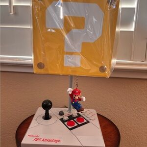 Nintendo NES Advantage Lamp with Mario and Yellow Block